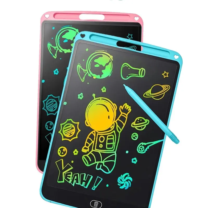Dual Pack 10.5-Inch Color Screen Handheld Plastic LCD Digital Writing Tablets - Waterproof, Eye-Care ABS Graphics Drawing Devices for Toddlers 3+, Homeschool Educational Toys, Cool Gifts for Kids