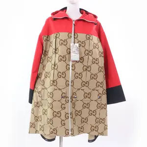 Pre-owned GUCCI Cotton Small Leather Goods TIGER Large GG pattern Coat