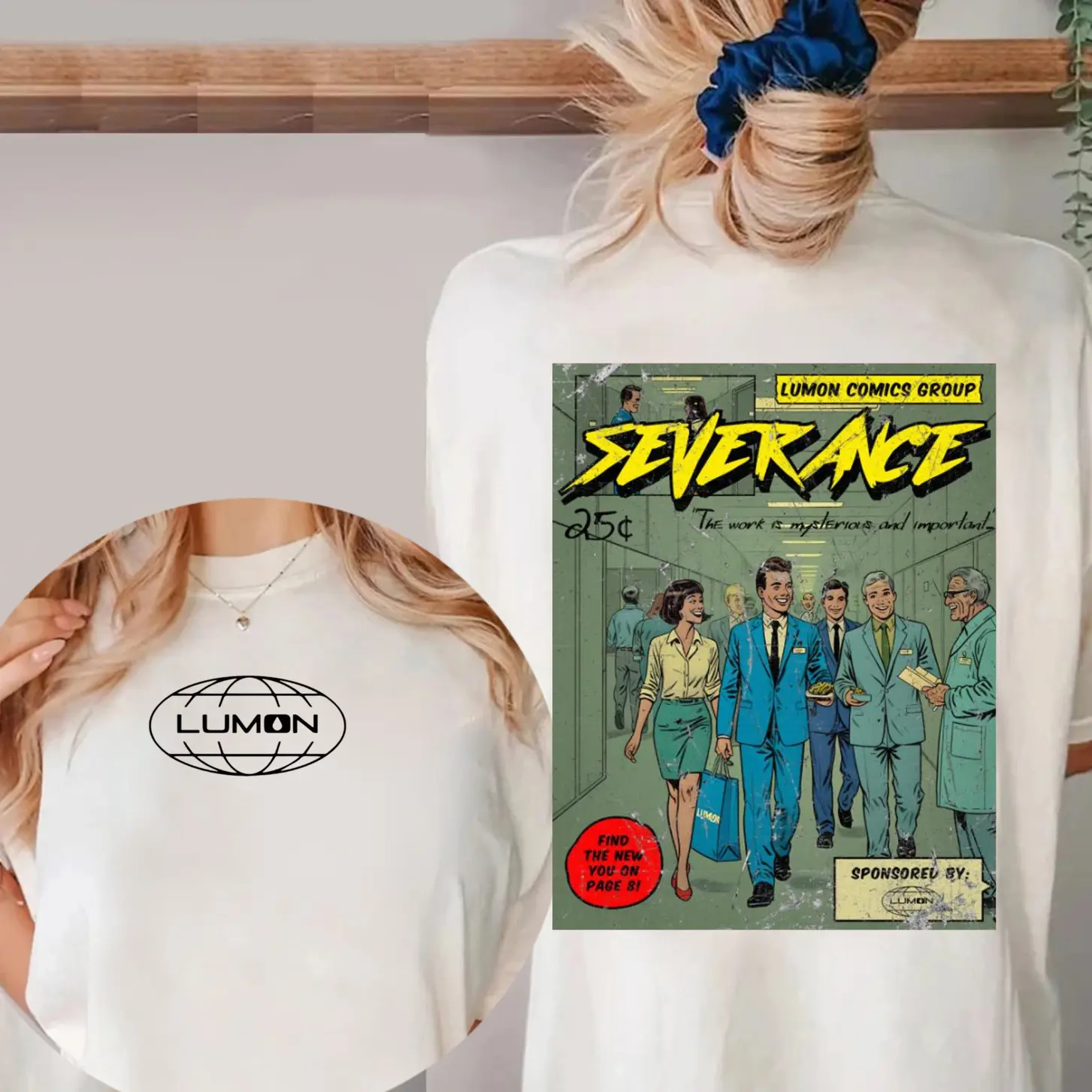 Severance Shirt, Comic Vintage Tee, Lumon Industries Macrodata Refinement T-Shirt, Severance TV Show, Lumon Macrodata Refinement Shirt, Pullover