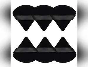 6 Pack Powder Puff Face Makeup Puff for Loose Powder Body Powder Blender Sponge Foundation Set Beauty Makeup Tools