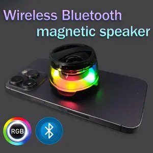 Camping Ready Magnetic Speaker Mini RGB Bluetooth Wireless for Party Picnic Portable Audio
