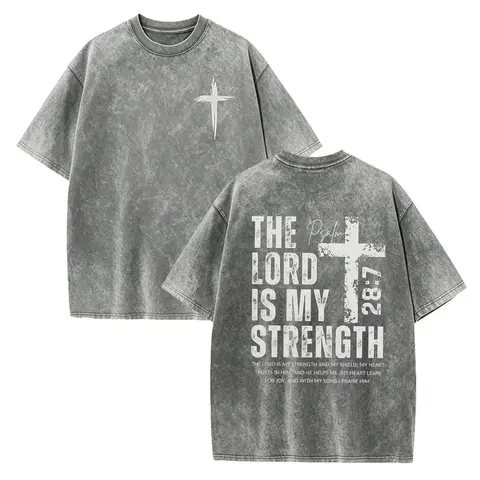 Classic Unisex 100% Cotton Short Sleeve Seamless Jesus Graphic Gym T-Shirt - Christian Faith Digital Print Pump Cover, Soft Streetwear Activewear for Men