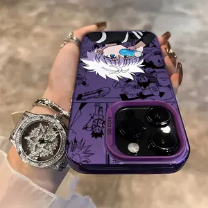 Anime H-HUNTER*HUNTERS Phone Case Suitable for iPhone 17, 16e, 16, 15, 14,13 12,11 Mini Pro Max Air X RX SMAX 8, 7 Plus Anti-Drop Matte Back Cover, Charging Case, Phone Protection, Stylish Phone Shell, Anime Design, Scratchresistant, Injection Molded, Sli