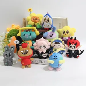 Thailand GMMTV CP Plush Keychain Cartoon Cute Filling PP Cotton Pendant JAIDEE BABII WIN ForceBook AouBoom Fans Birthday Gift