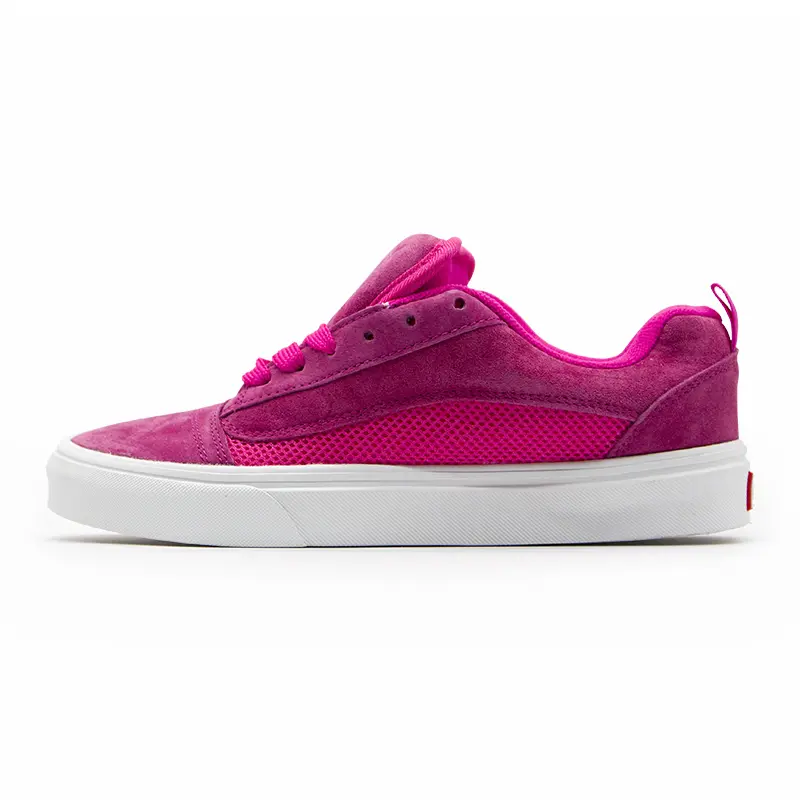 YYK Brand Mauve Pink Low-Top Unisex Trainers, Thick-Sole Lace-Up Round-Toe Casual Athletic Shoes, Cushioned Insole & Outsole Walking Shoes for Everyday Use, Footwear