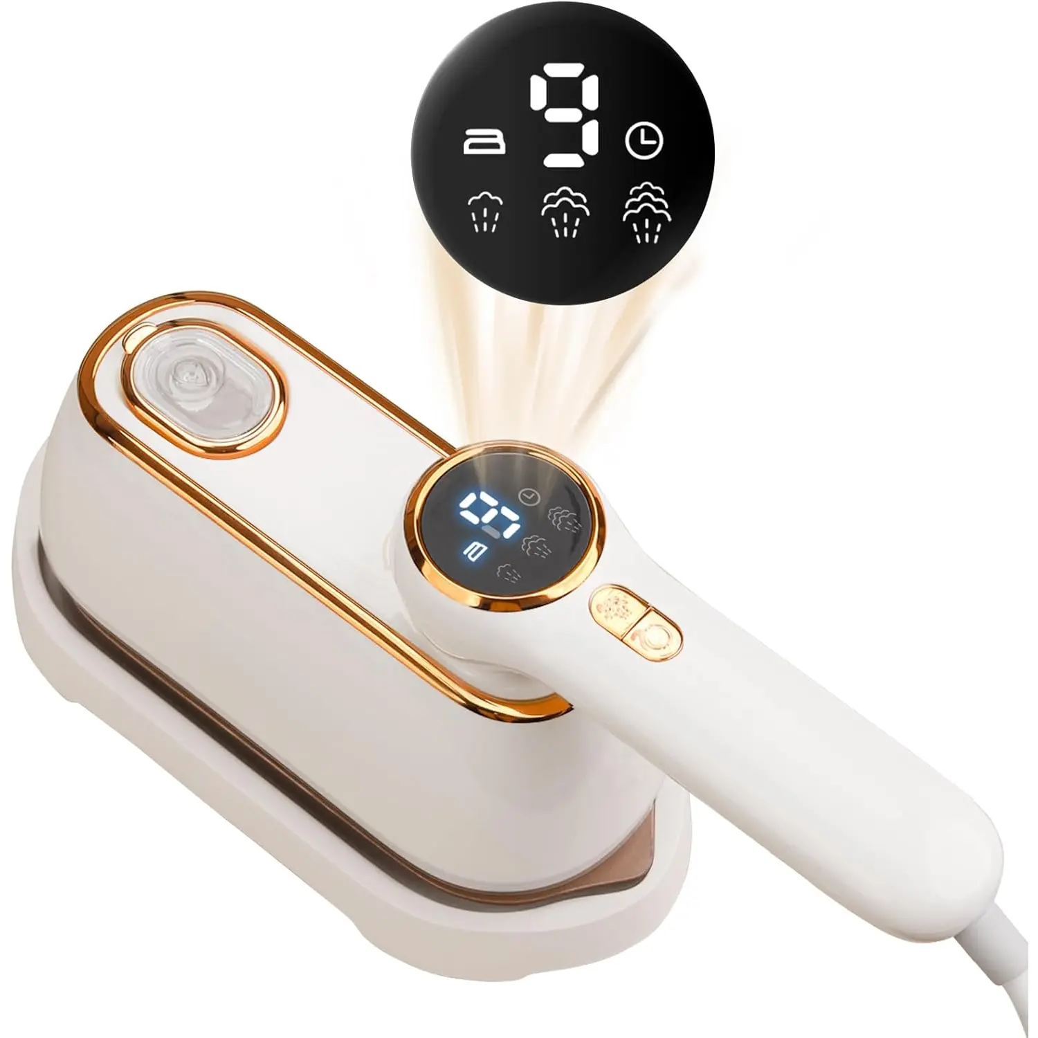 Travel Steamer for Clothes Portable, 1200W Handheld mini travel Steam Iron 4 Mode with LCD Displa  Wrinkle Remover, Garment Steamer for , Dorm, Travel 120V