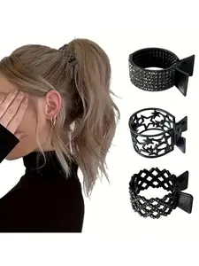 Heavy-Duty Anti-Slip Ponytail Clips, Strong Grip Design, Durable Non-Slip Texture, Suitable for Formal Occasions, Daily Use, Commuting
