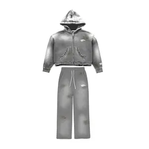 Rough Play Distress Sweatsuit