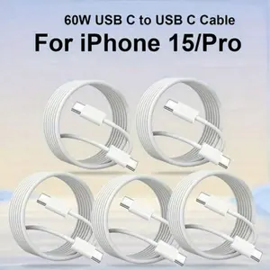 USB C to C cable 60W 3A fast charging cable, suitable for IPhone 15/15 Pro/15 Pro Max/ 16/16 Pro, suitable for Samsung Galaxy S24/S22/21, Note20 Ultra10 Compatible with MacBook Air/Pro13, USB C to USB C charging cable 3.3-foot / 6.6-foot 60W C to C Type f