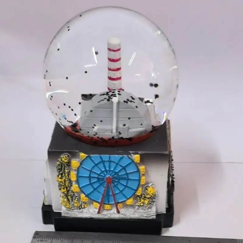 Chernobyl Snow Globe, Unique Collectible Item, Perfect Gift for Fans, Detailed Design, High-Quality Craftsmanship, Ideal for Display, Home Decor