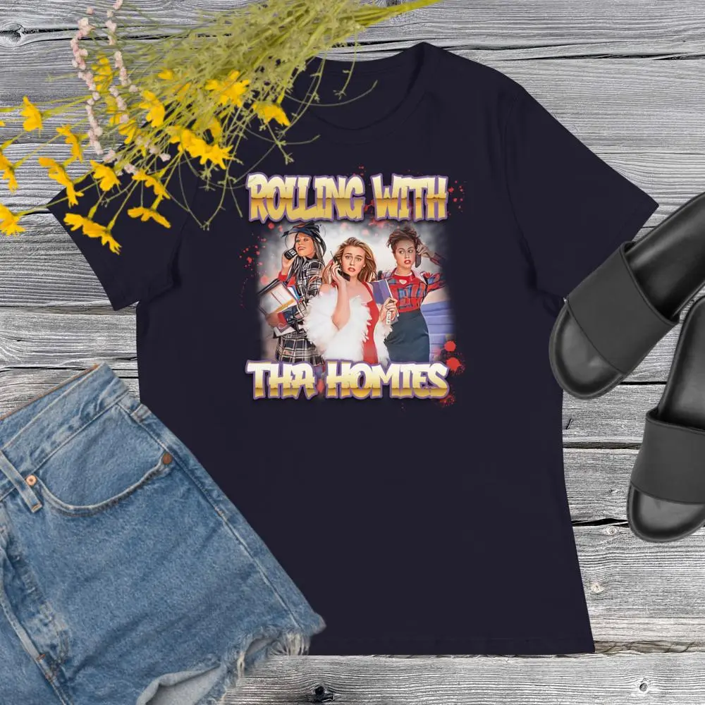 Clueless" movie T-shirt, '90s fashion, film-inspired apparel, Cher Horowitz tribute tee, stylish homage.