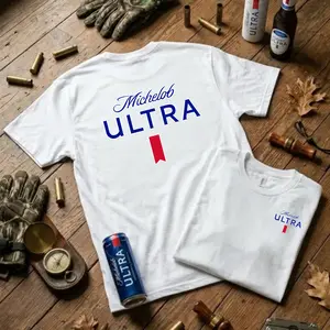 Michelob Ultra Shirt, Vintage Superior Light Beer Graphic Tee, Trending Graphic T-Shirt, Printed Tee, Oversized Streetwear Shirt