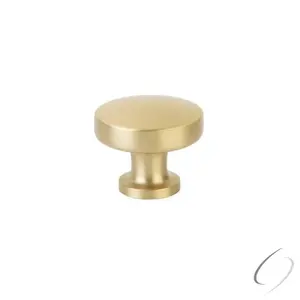 Emtek 86642US4 1.25 in. Paxton Satin Brass Cabinet Knob - Custom Handle Doorknobs, Decorative Handle Doorknobs