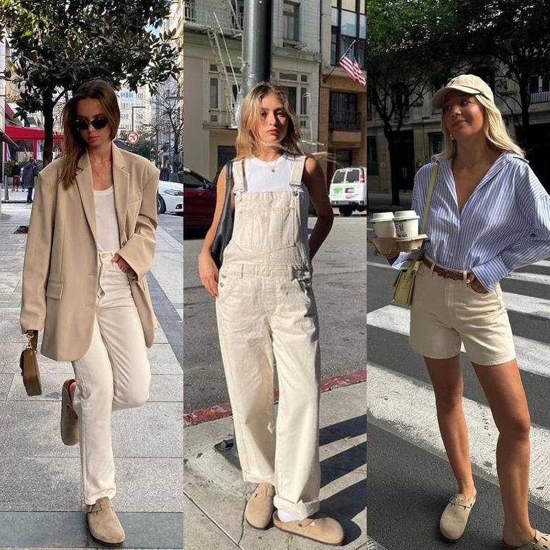 EVELLYHOOTD Women Men Genuine Suede Round Toe Cork Footbed Clogs Potato Shoes Slide Outdoor Gym Shoes with Arch Support Flat Buckle Clogs Retro Fashion Walking Shoes Slippers 【Wide Feet PLS SIZE UP 】 EVELLYHOOTD Women Men Genuine Suede Round Toe Cork Footbed Clogs Potato Shoes Slide Outdoor Gym Shoes with Arch Support Flat Buckle Clogs Retro Fashion Walking Shoes Slippers 【Wide Feet PLS SIZE UP 】