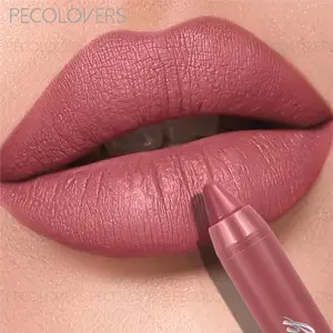 1PC Long Lasting Matte Velvet Lipstick,Smooth Texture, Moisturizing Lipstick Pen,Natural Lipstick  Crayon, Hydrating