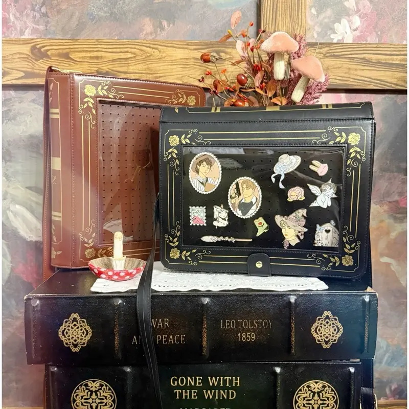 Fantasy Inspired Book Itabag for Enamel Pins