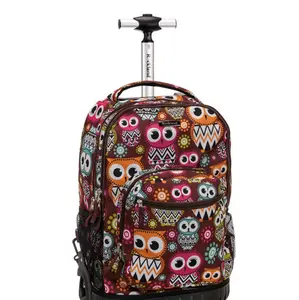 Rockland 19" Wheeled Backpack-Owl