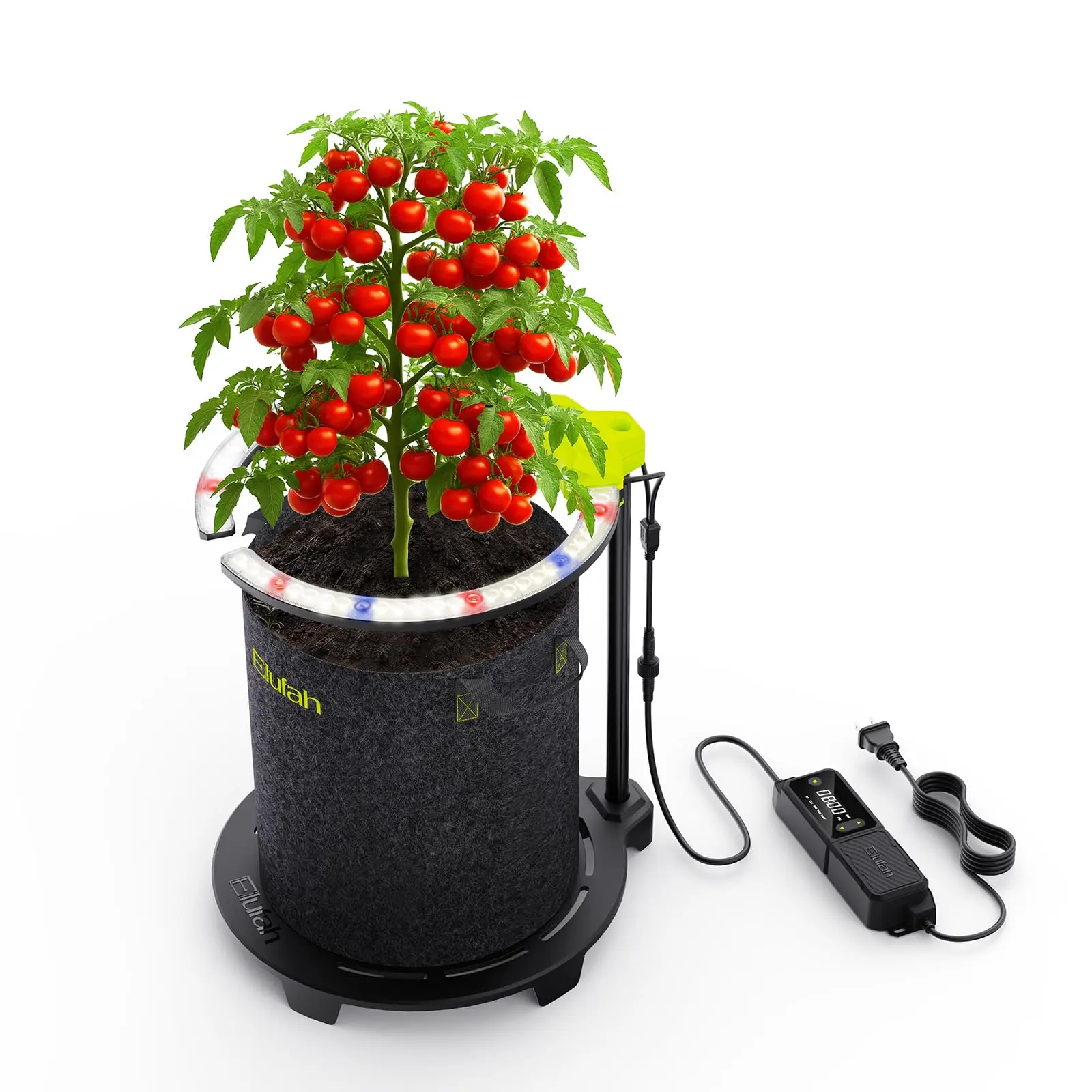Saturn240 Under Canopy LED Grow Light 1 Ring Light with 24W Adapter for Home Growers