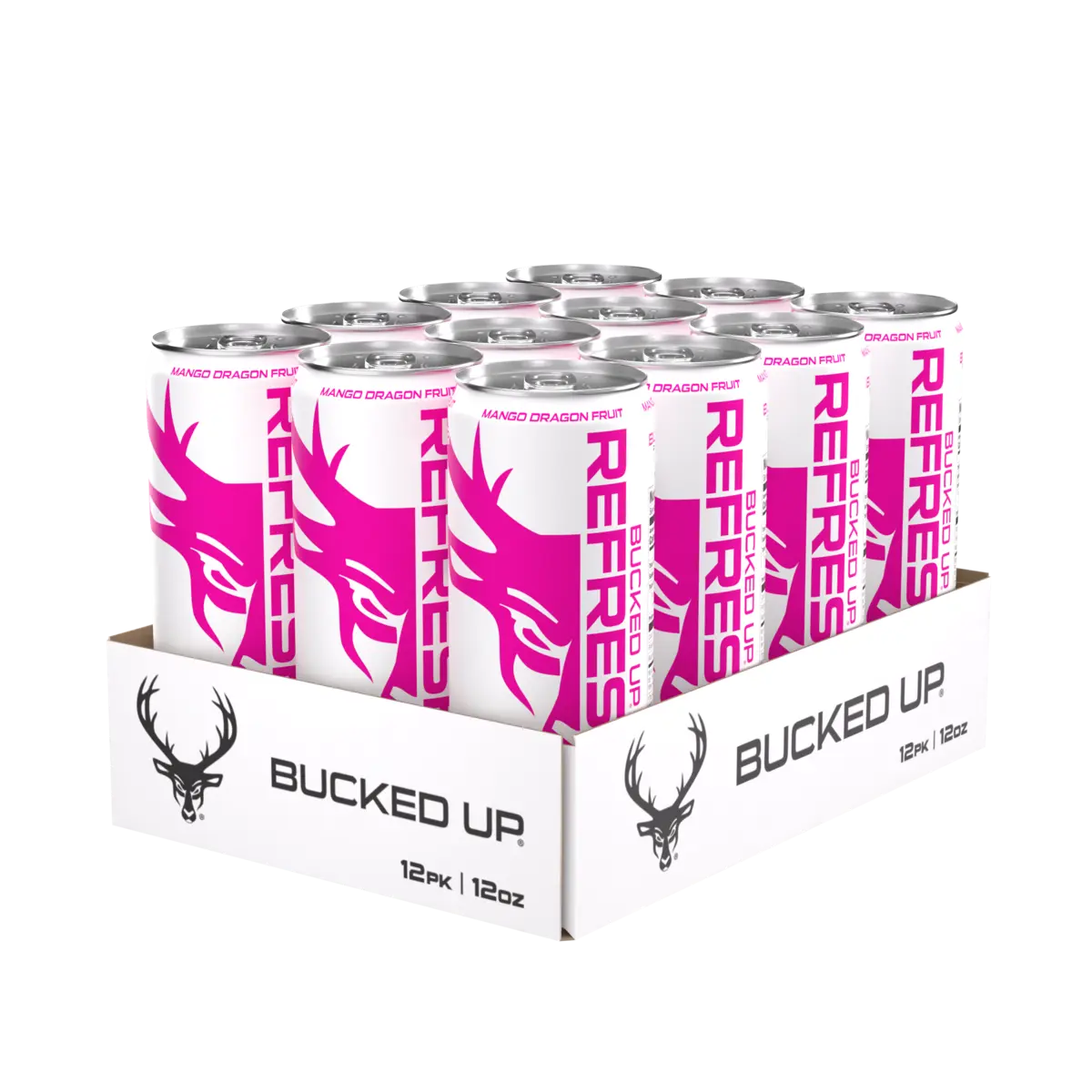Bucked Up Refreshers - Low-Stim Energy Beverage (12oz. Cans) - Case of 12 -  TikTok Shop
