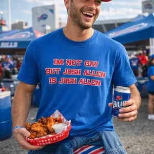I’m not Gay Josh Allen Buffalo Bills Tee