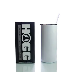 22oz Sublimatable Fatty W/ Straw