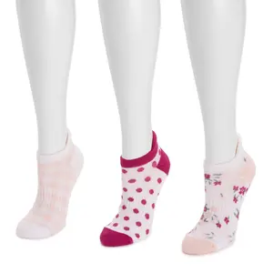 Women's 3 Pack Cotton Compression Ankle Socks