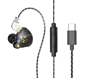 X2 Pro 3.5mm & USB-C Detachable Wired Headphones Dual Connectivity HiFi Bass Stereo for Sports Running Audio Cable