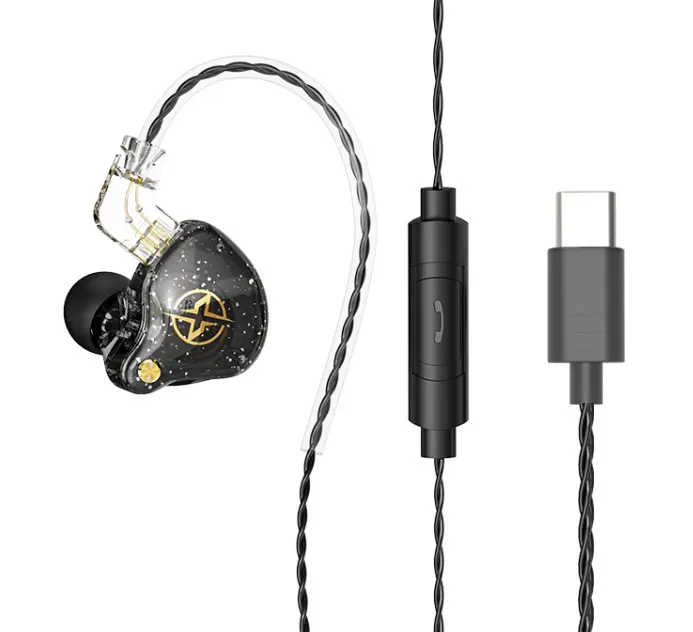 X2 Pro Detachable Wired Headphone - 3.5mm & USB-C Dual Connectivity, HiFi Bass Boost Stereo, Active Fit for Sports Running, Ideal for Musicians & Audio Enthusiasts, Cable