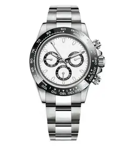Mens Luxury DAYT0 AAA 41mm Watch with Logo - 904L Bracelet & Sapphire Crystal for Extra Durability - Waterproof