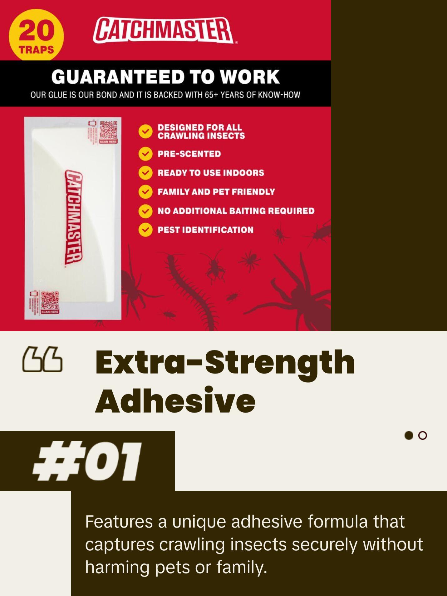 Catchmaster XL Crawling Insect Glue Traps