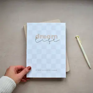 Dream Life Manifesting Journal: A Guided 90-Day Tool for Career & Self-Help with Gold Foiled Cover, 52 x 100gsm FSC-Certified Pages, A5 Size