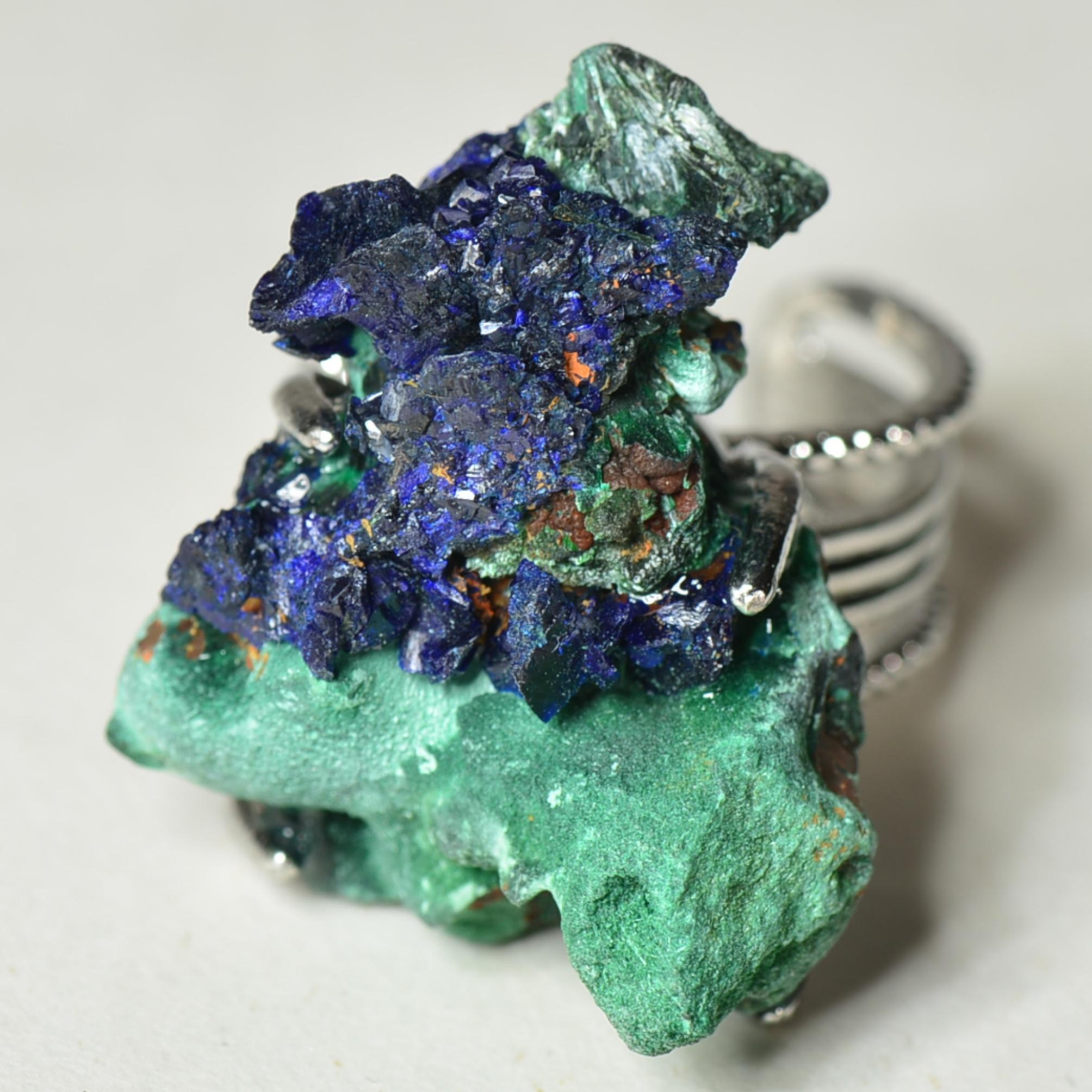 [No.334-342 Tray #12]Unique handmade crystal ring