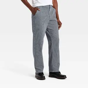 Men's Straight Fit Striped Pants - Goodfellow & Co