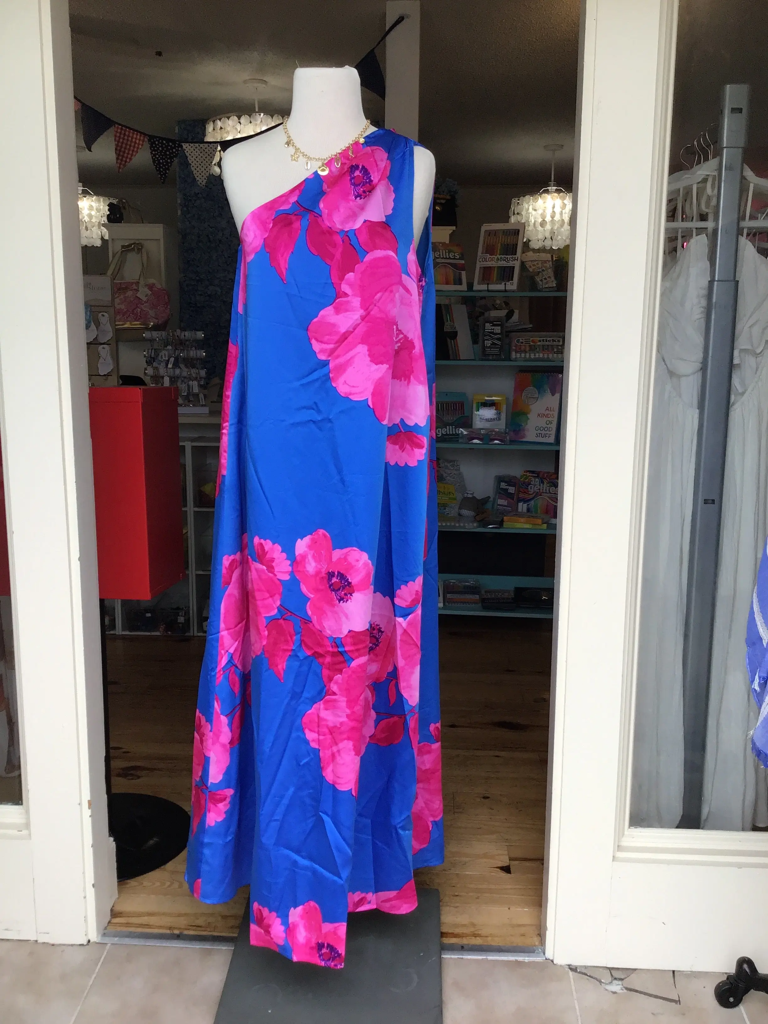 Athena one shoulder dress
