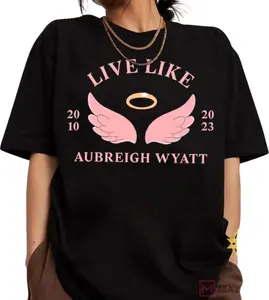 100% Cotton Aubreigh Wyatt Suicide and Bullying Awareness Shirt, Inspirational Live Like Aubreigh Shirt, Justice for Aubreigh Wyatt Shirt, Aubreigh Wyatt Shirt,Live Like Aubreigh Wyatt T-Shirt Multi