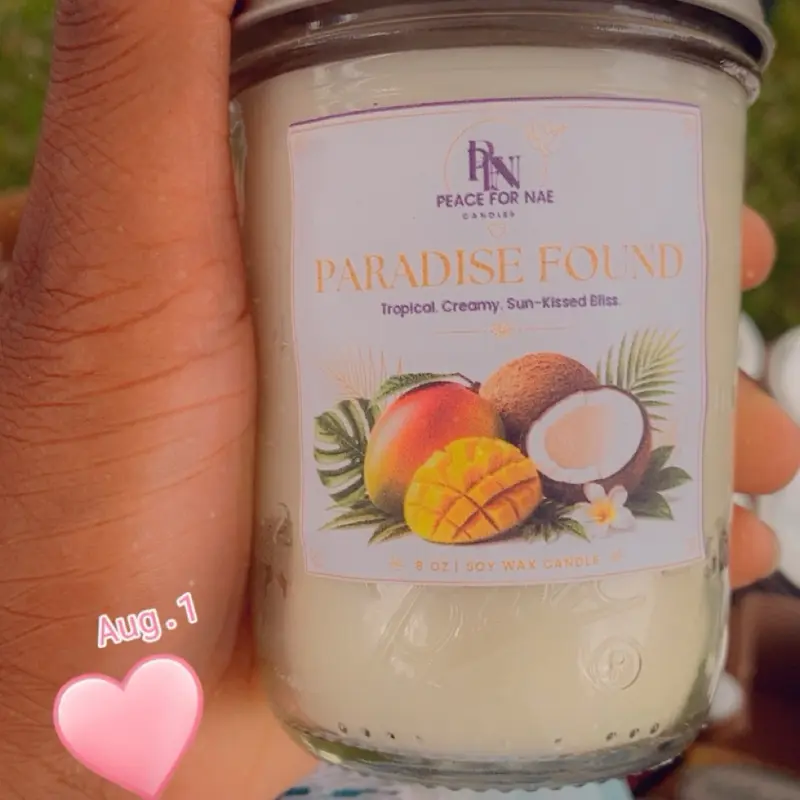 Peace For Nae Scented Candles - Premium Hand-Poured Candles for Home Relaxation