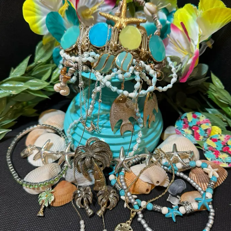 Mystery Jewelry Jar/Summer Beach Vibes