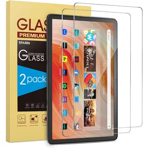 2 Pack Screen Protector for Fire HD 10 Tablet (2023/2021-13th/11th Generation) 10.1 Inch, 9H Hardness Tempered Glass for Fire 10/Fire HD 10 Plus/Fire HD 10 Kids/Kids Pro Tablet 2021