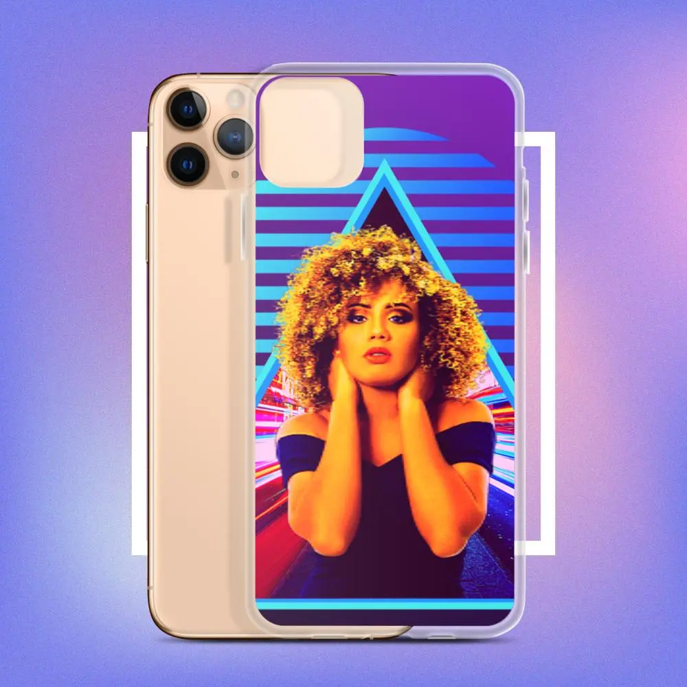 Retro Crush: Clear Phone Case