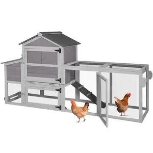 Aivituvin Mobile Chicken Tractor for 1-2 Chickens( Inner Space 12.33ft²)- AIR72