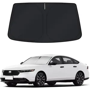 Windshield Sun Shade for 2023 2024 2025 2026 Honda Accord Accessories - Windshield Sunshade Cover Front Window Shade Custom Fit Accord Sun Visor Protector Foldable Blocks UV Rays