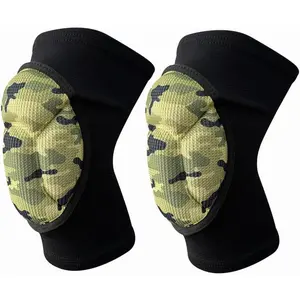 Unisex Knee Pads - Thick EVA Foam Padding, High-Elasticity Fabric, Adjustable & Anti-Slip, Ideal for Gardening, Cleaning, Construction, Sports, Dancing, Flooring Installation, Green