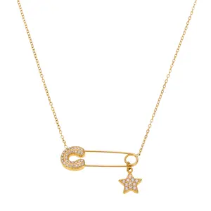 Paperclip Charm Necklace