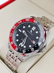 Luxury Business Horseshoe Series Men's Mechanical Watch, Elegant Casual All-Seasons Design, Stainless Steel Strap, Ideal Gift Choice