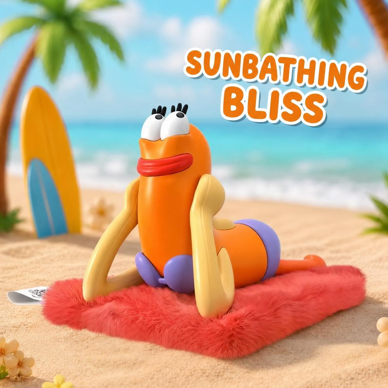 SpongeBob SquarePants Bikini Bottom Residents Summer Lazy Scented Plush Collection Adorable Flocked Plush Figure Official Themed Collectible Ideal Display Decor And Gift For Animation Fans