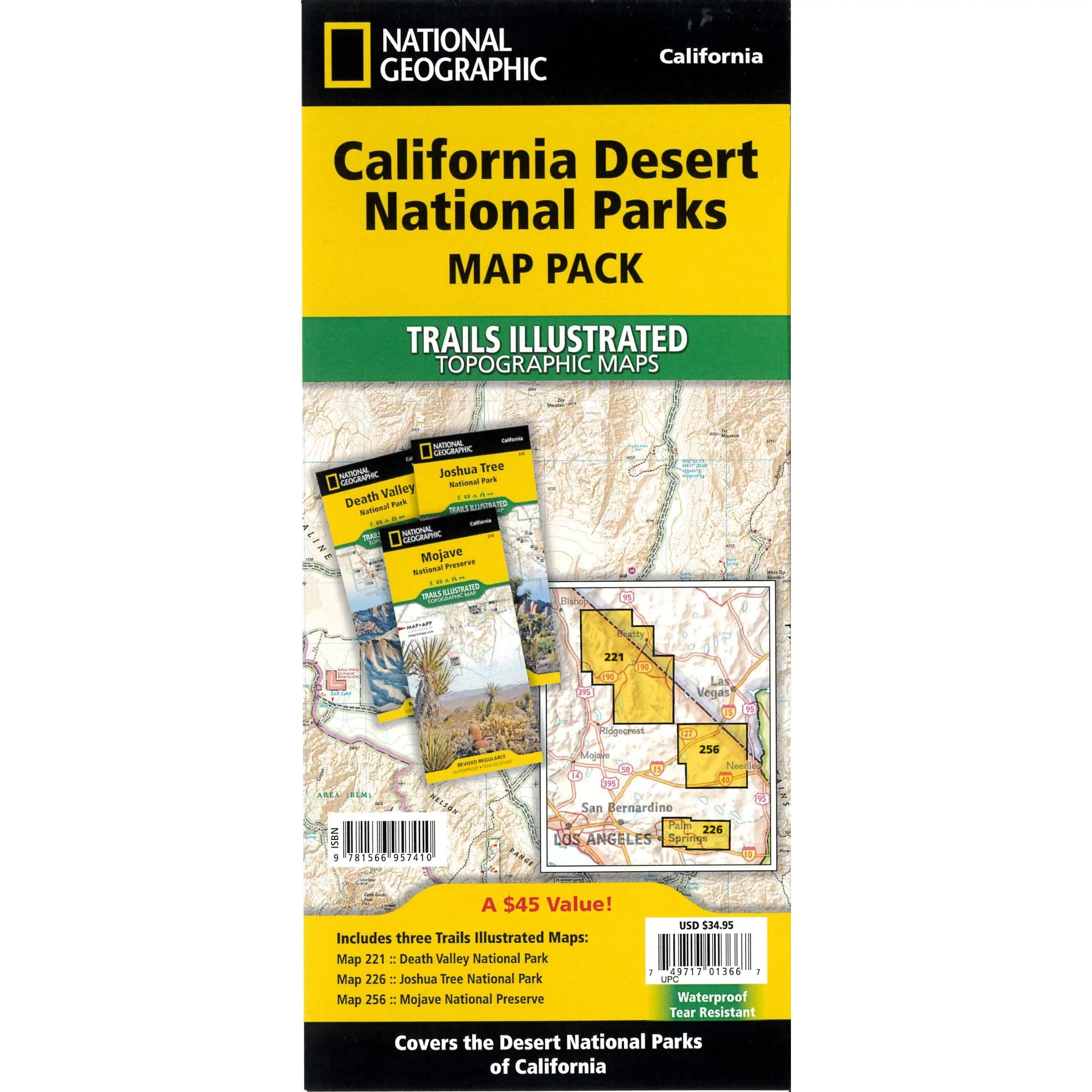 California Desert National Parks [Map Pack Bundle]