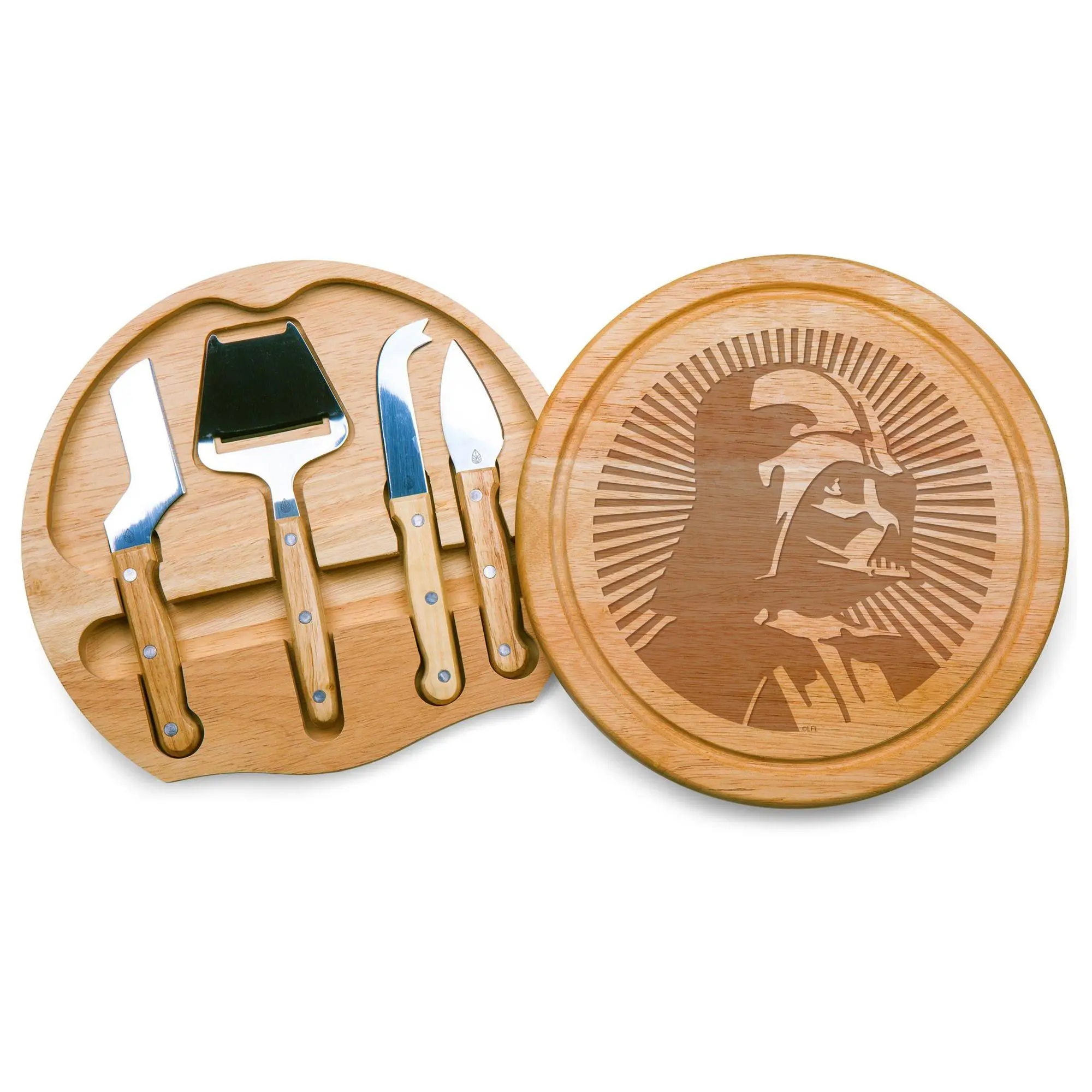 Toscana Darth Vader Round Charcuterie Board Set
