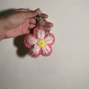 Flower bag charm