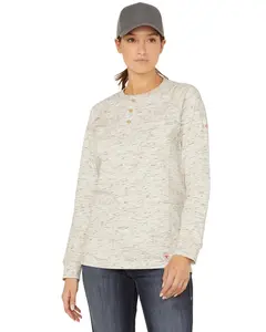 Ariat Women's Women'S Fr Air Henley Long Sleeve Work Pocket Shirt - 10039892