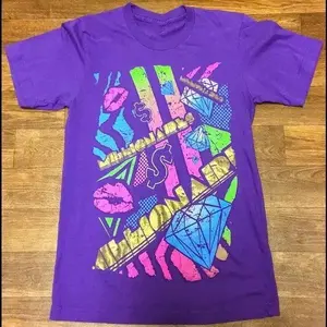 Millionaires Band Heavy Cotton Purple T-Shirt All Colors, Gift for Women Men, Made In USA, US Size S-6XL, 100% cotton, Classic Fit, Unisex T-Shirt